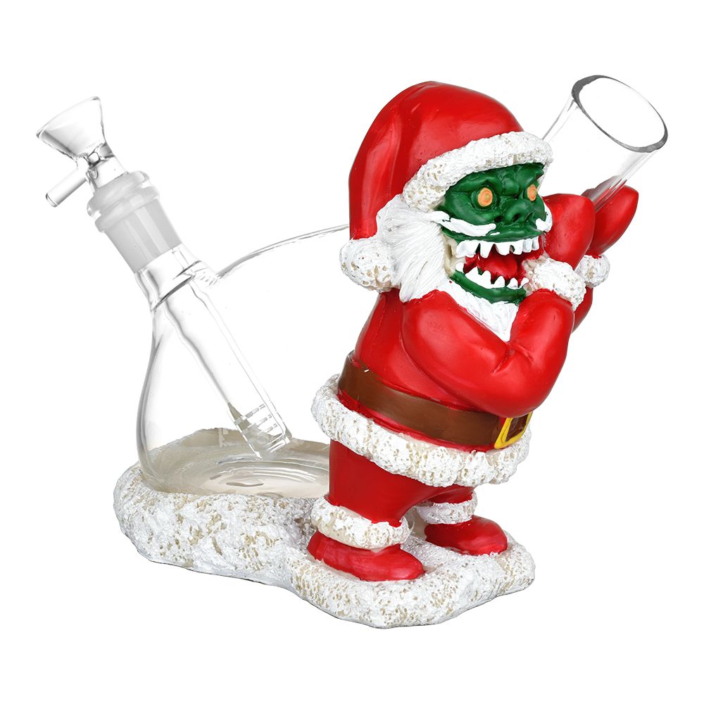 Slay Time Santa Water Pipe - 6.5" / 14mm F - www.Shopthatapp.com