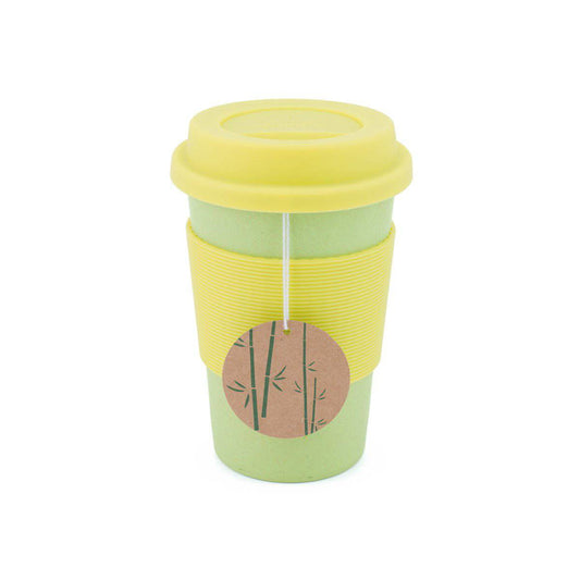 Bamboo fiber Insulated EcoCup- 500 ml / 16 oz -Green - www.Shopthatapp.com