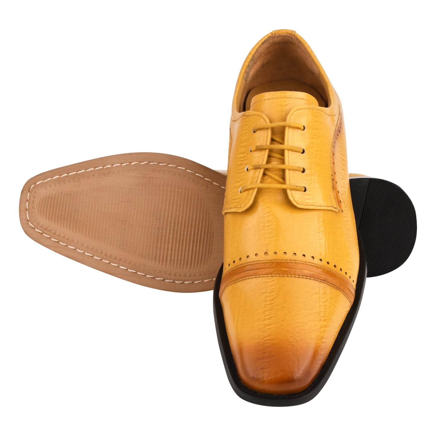 BRUCE Leather Oxford Style Dress Shoes - www.Shopthatapp.com