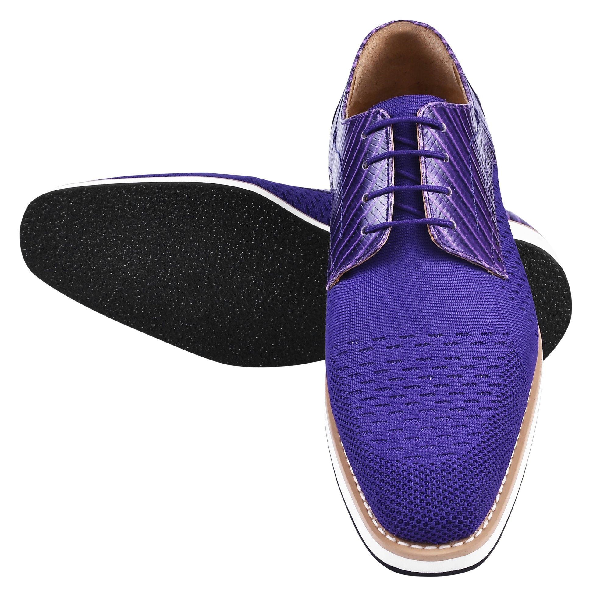 Gutta Lizard Print Leather Textile Casual Sneakers - www.Shopthatapp.com