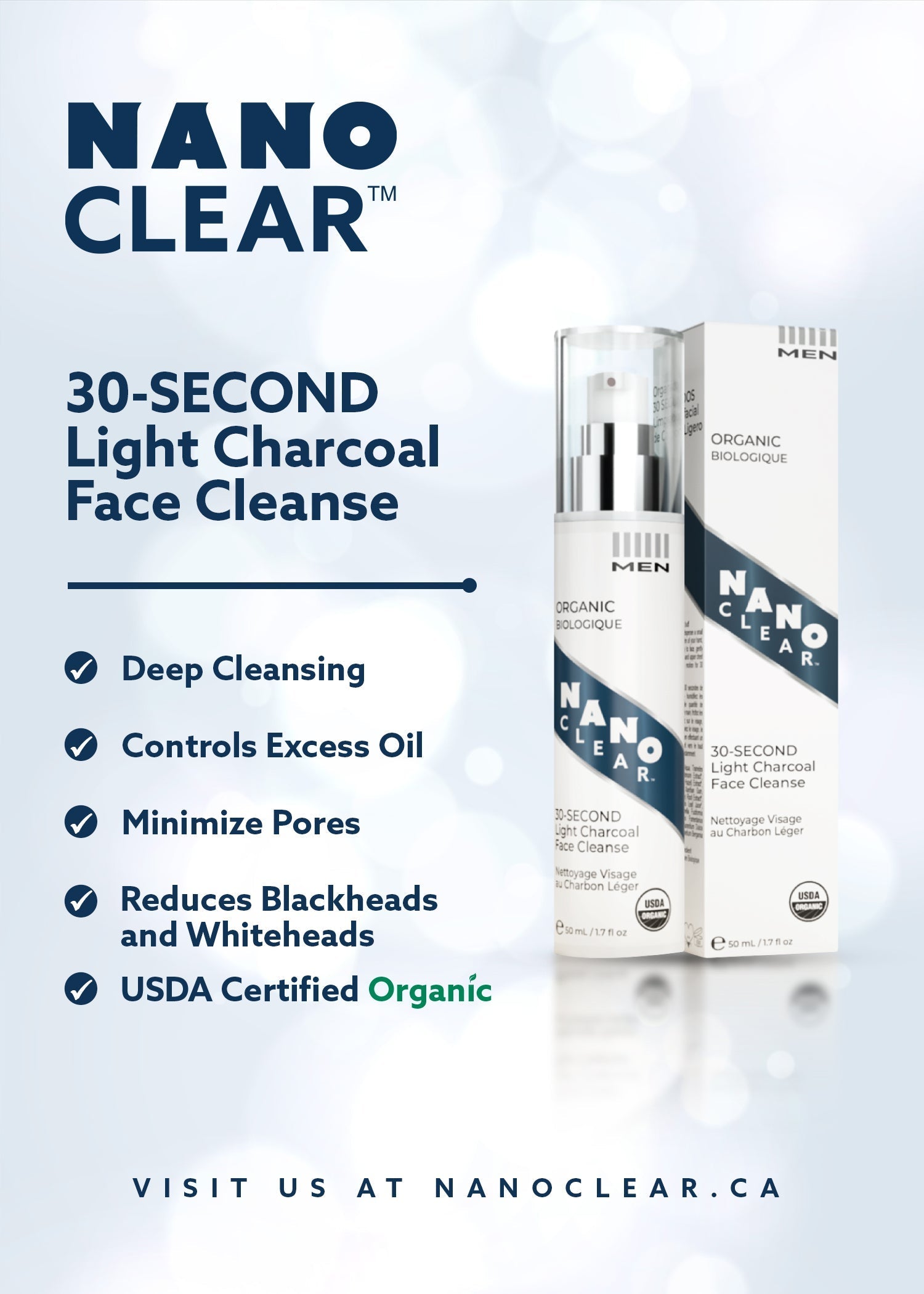 30-SECOND Light Charcoal Face Cleanse - www.Shopthatapp.com