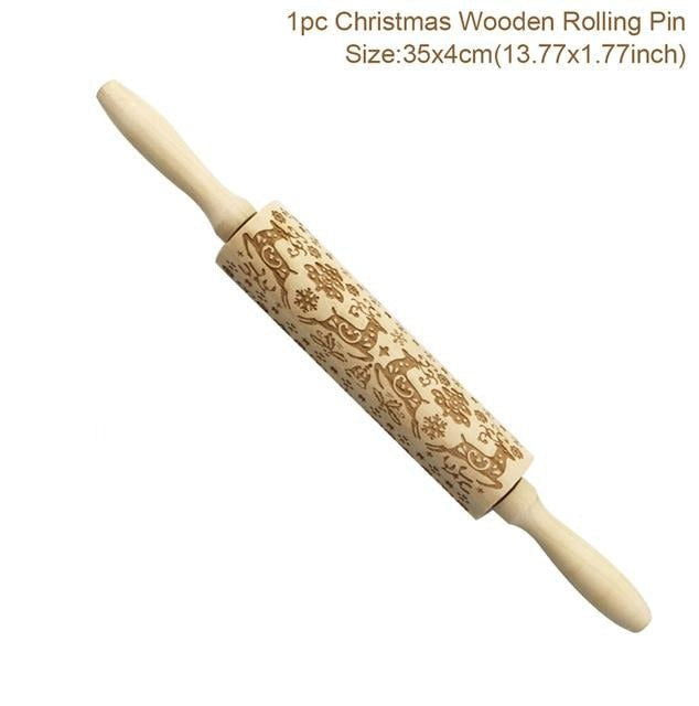 3D Embossed Rolling Pin - www.Shopthatapp.com