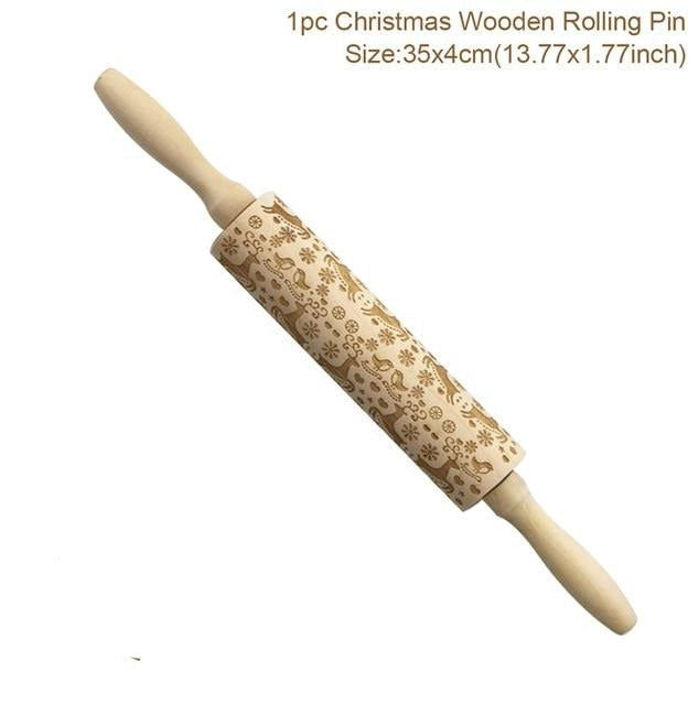 3D Embossed Rolling Pin - www.Shopthatapp.com