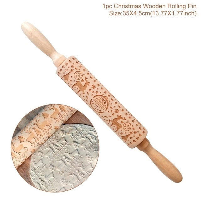 3D Embossed Rolling Pin - www.Shopthatapp.com