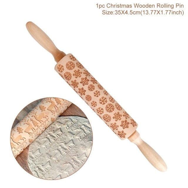 3D Embossed Rolling Pin - www.Shopthatapp.com