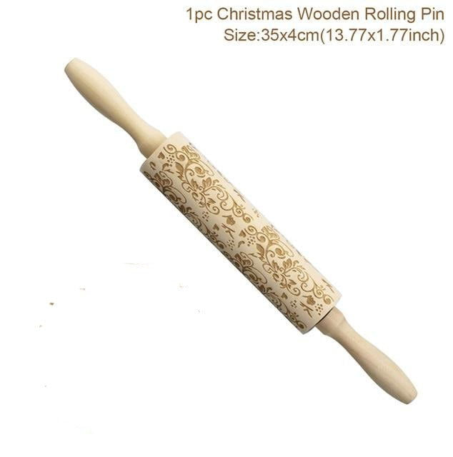 3D Embossed Rolling Pin - www.Shopthatapp.com