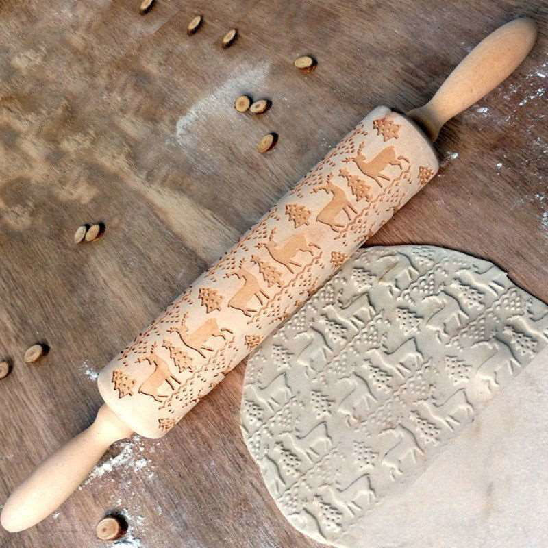 3D Embossed Rolling Pin - www.Shopthatapp.com