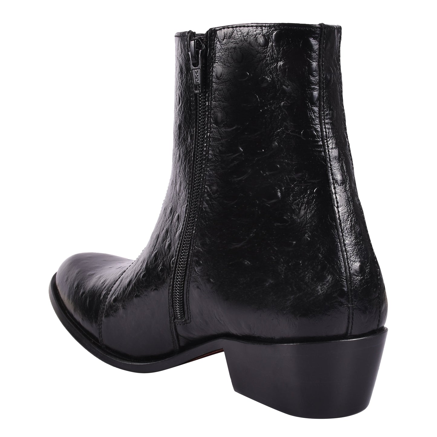 Jazzy Jackman Leather Print Ankle Length Boots - www.Shopthatapp.com