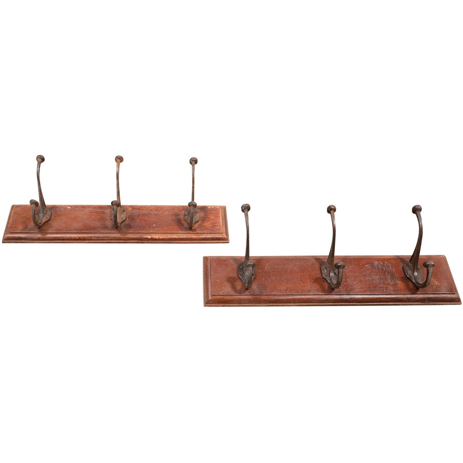 25% Off, Nb-001659 Vintage Wooden Hook Board W/3 Hooks - www.Shopthatapp.com