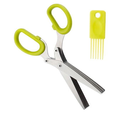 5 Blade Herb Scissors - www.Shopthatapp.com