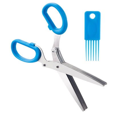 5 Blade Herb Scissors - www.Shopthatapp.com