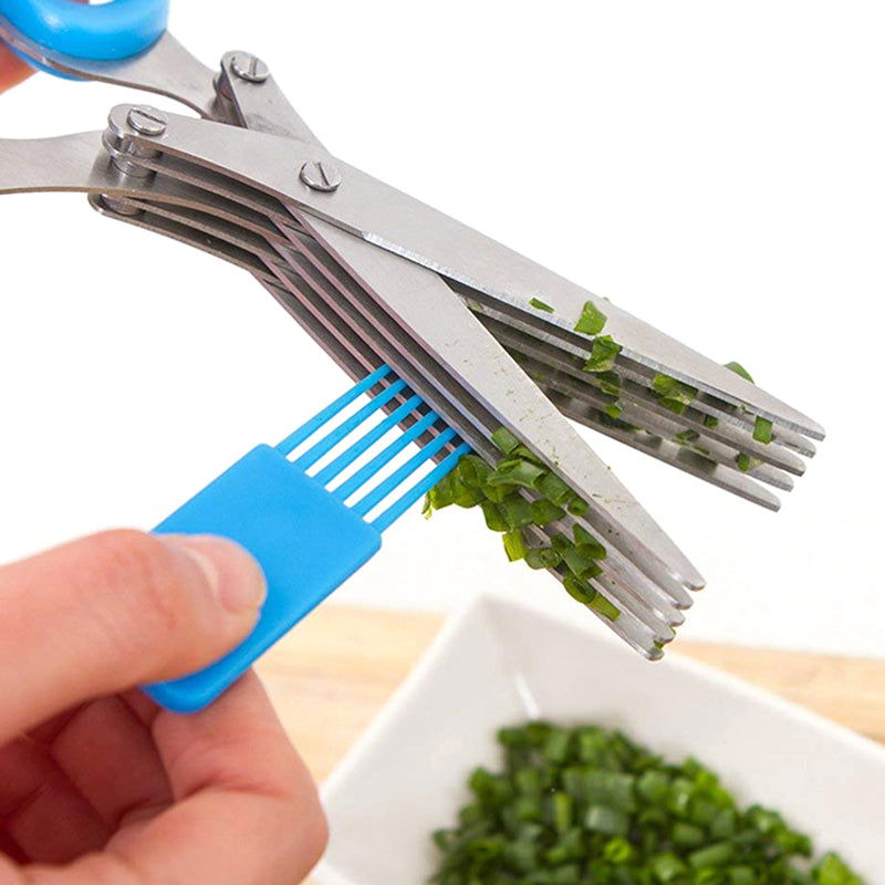 5 Blade Herb Scissors - www.Shopthatapp.com