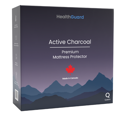 Active Charcoal Mattress Protector - www.Shopthatapp.com