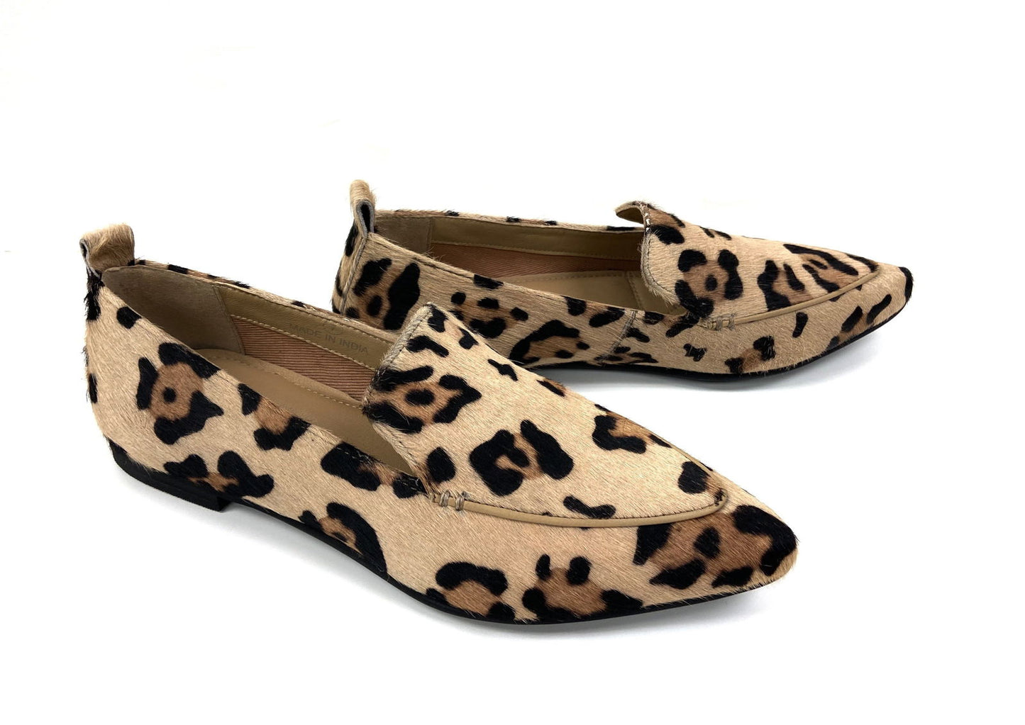 Addy Leopard Haircalf Flats - www.Shopthatapp.com