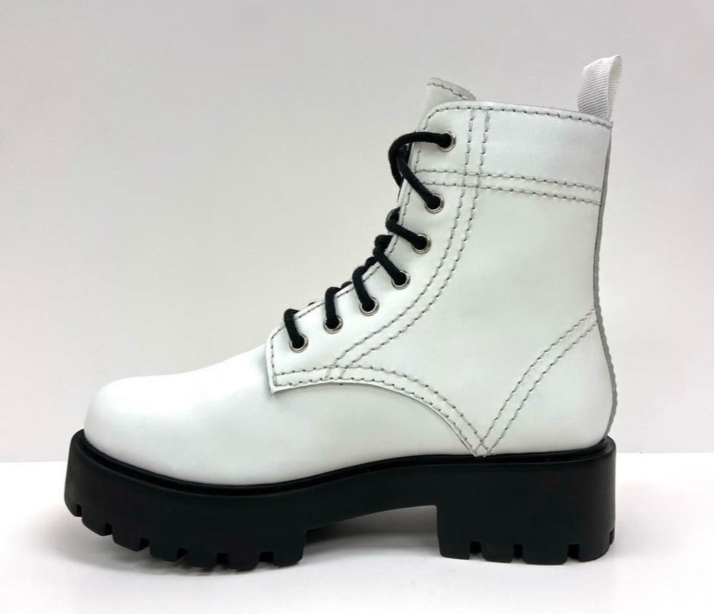 Alice White Heeled Combat Boot - www.Shopthatapp.com