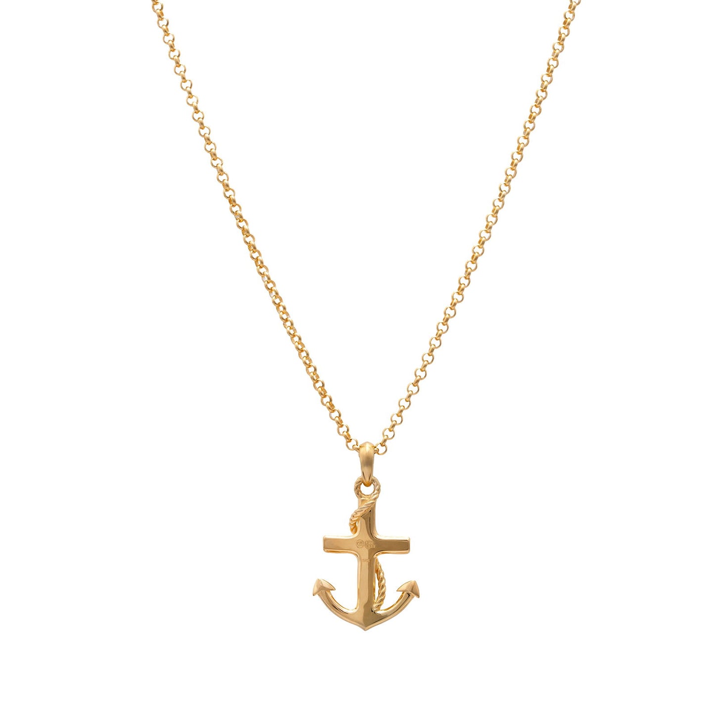 Anchor Pendant (Gold) - www.Shopthatapp.com