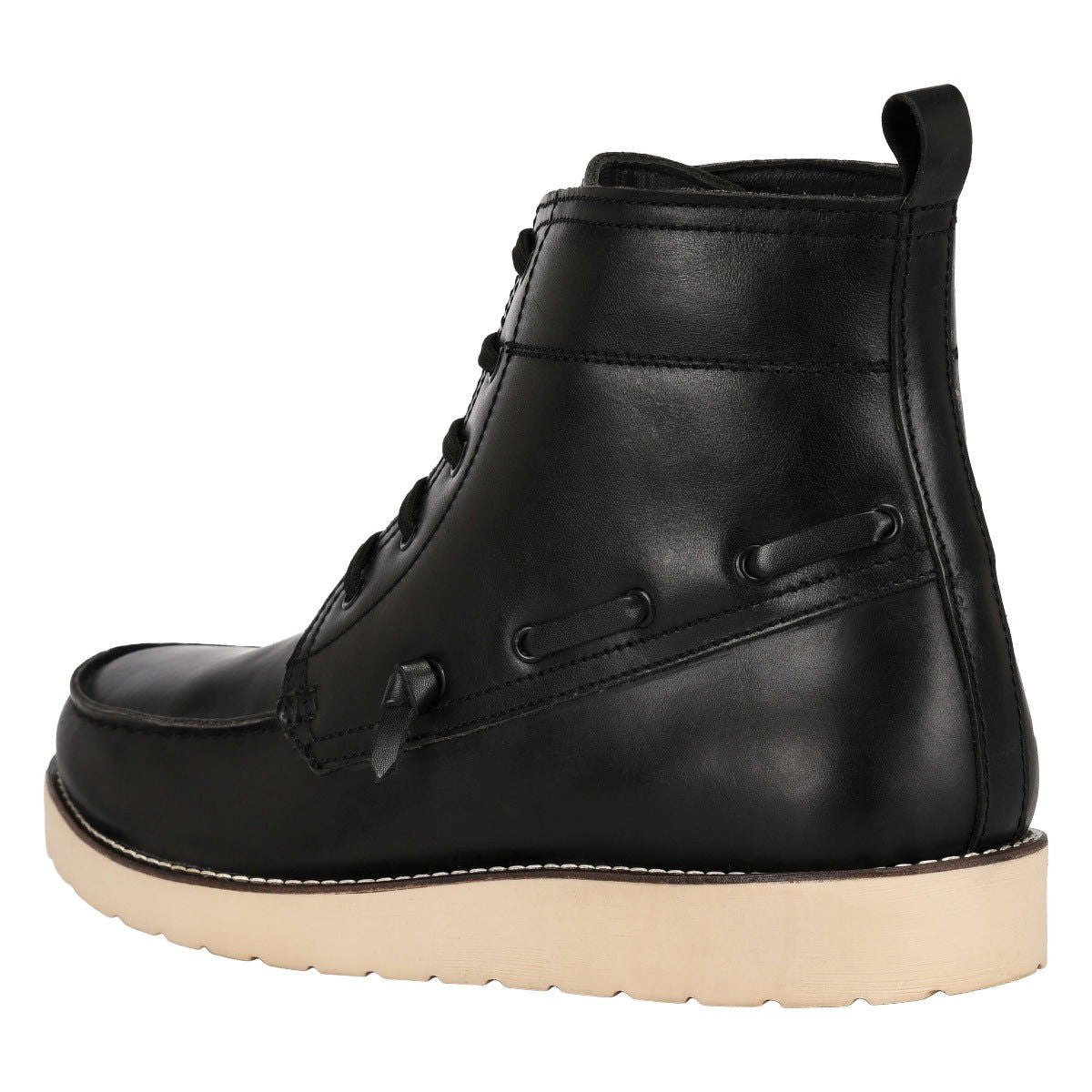 Auda Leather Lace-Up Boots - www.Shopthatapp.com