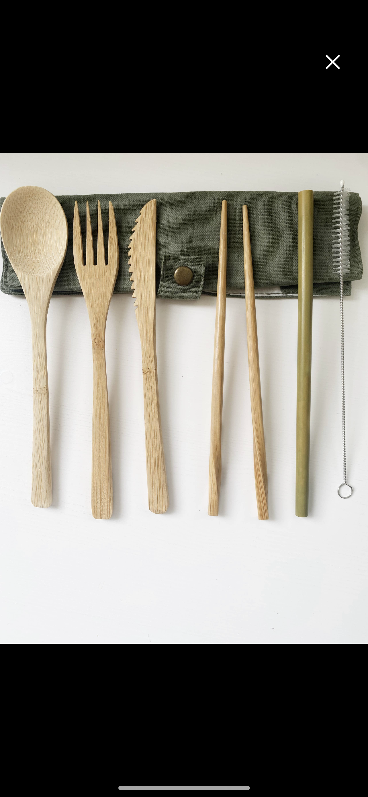 Bamboo Utensil Kit - www.Shopthatapp.com