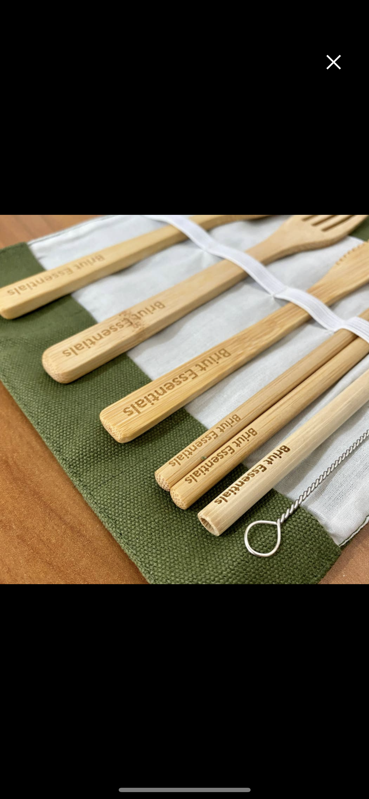 Bamboo Utensil Kit - www.Shopthatapp.com