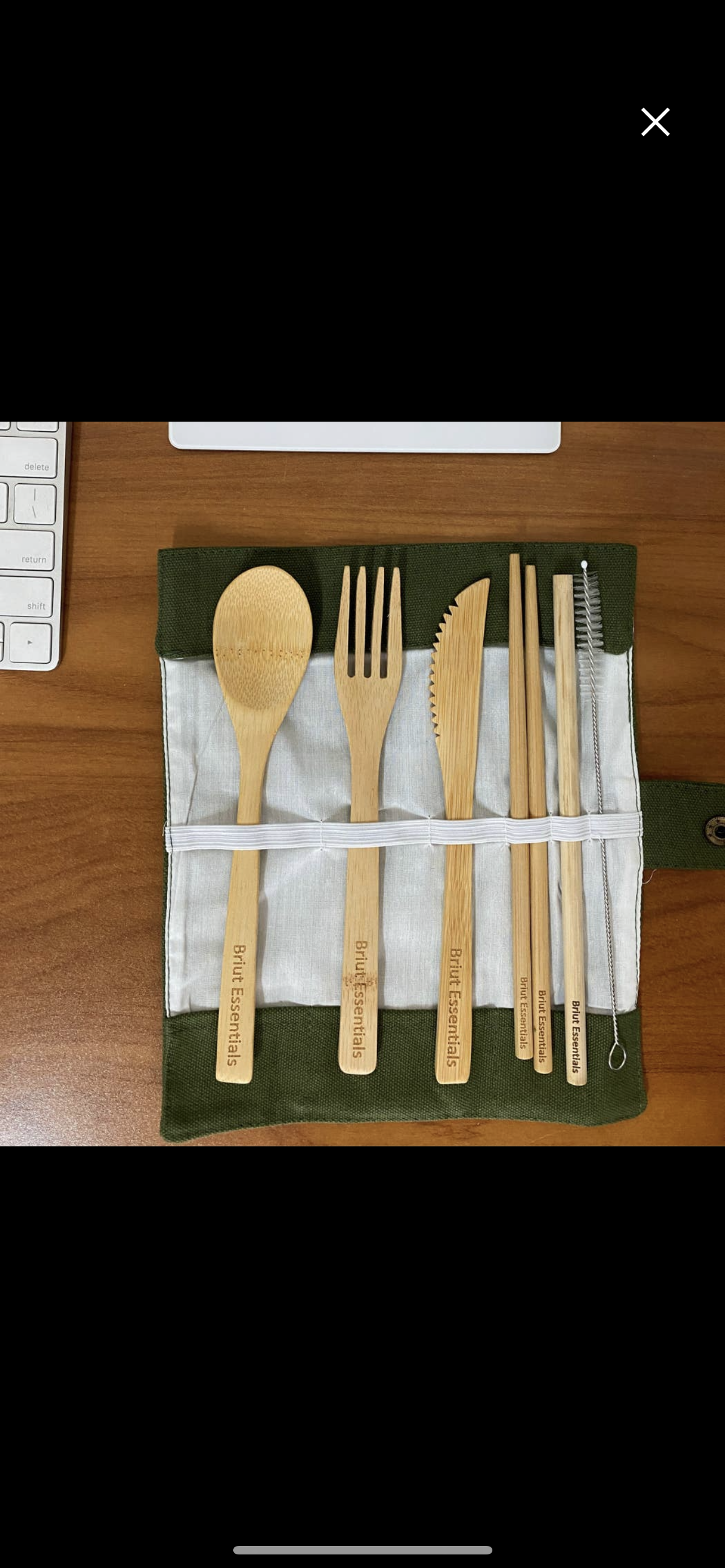 Bamboo Utensil Kit - www.Shopthatapp.com