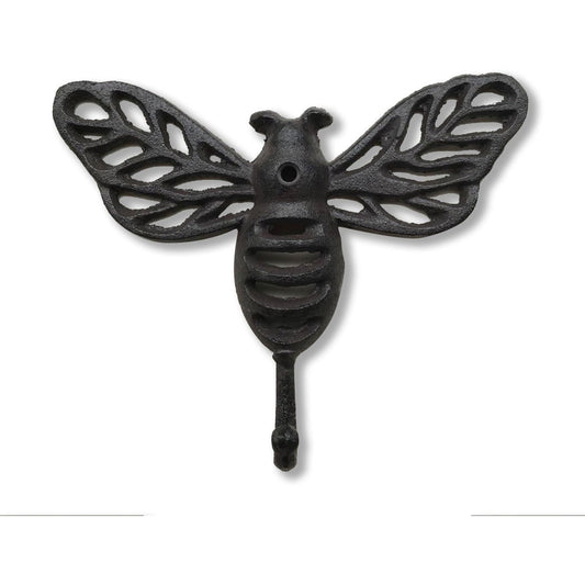 Bee Hook, Cast Iron, Brown - www.Shopthatapp.com