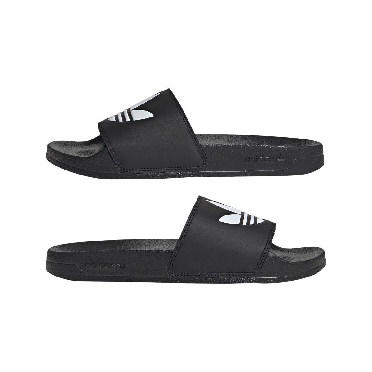 ADIDAS FU8298 ADILETTE LITE MN'S (Medium) Black/White/Black Synthetic Slide Sandals - www.Shopthatapp.com