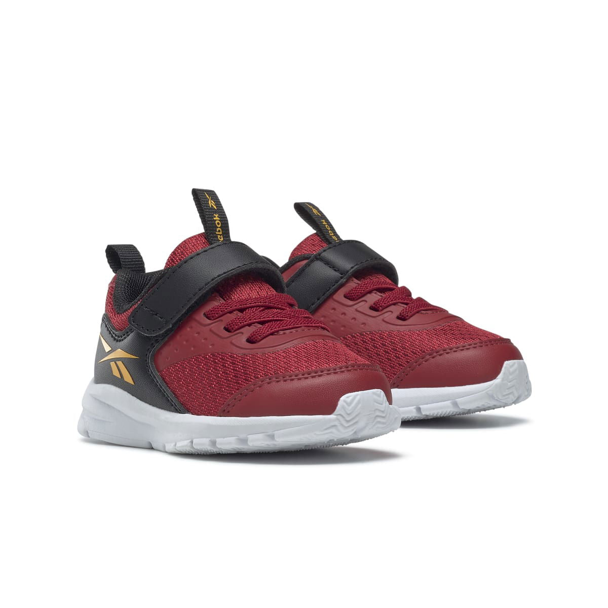 REEBOK GW1250 RUSH RUNNER 4.0 TD INF'S (Medium) Red/Gold/Black Synthetic & Textile Running Shoes - www.Shopthatapp.com