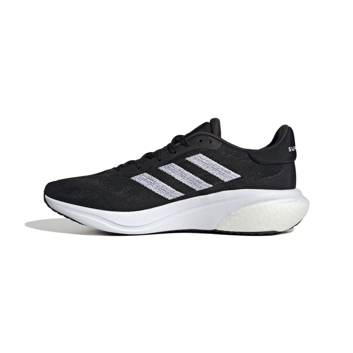 ADIDAS IE4367 SUPERNOVA 3 MN'S (Medium) Black/White/Black Textile Running Shoes - www.Shopthatapp.com