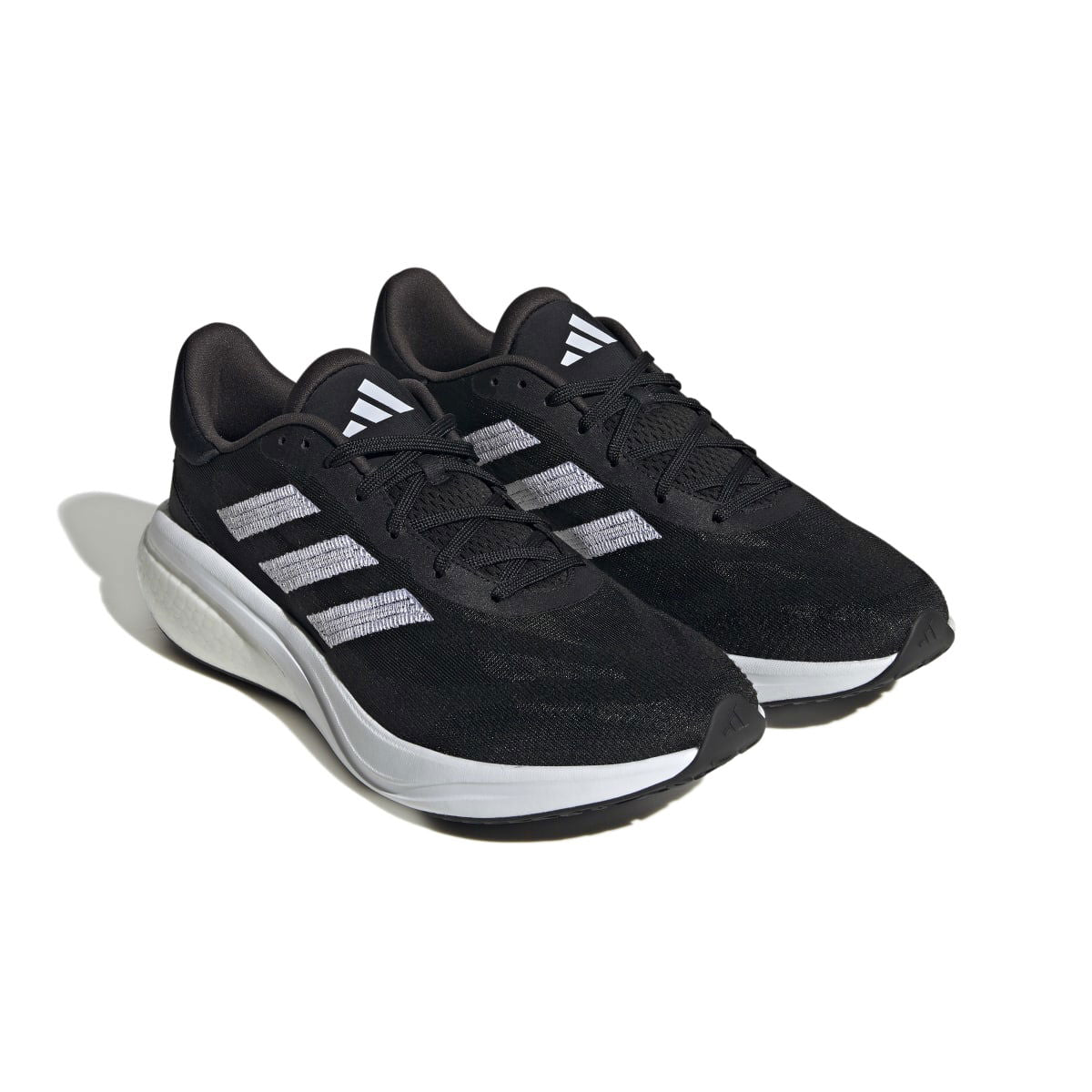 ADIDAS IE4367 SUPERNOVA 3 MN'S (Medium) Black/White/Black Textile Running Shoes - www.Shopthatapp.com