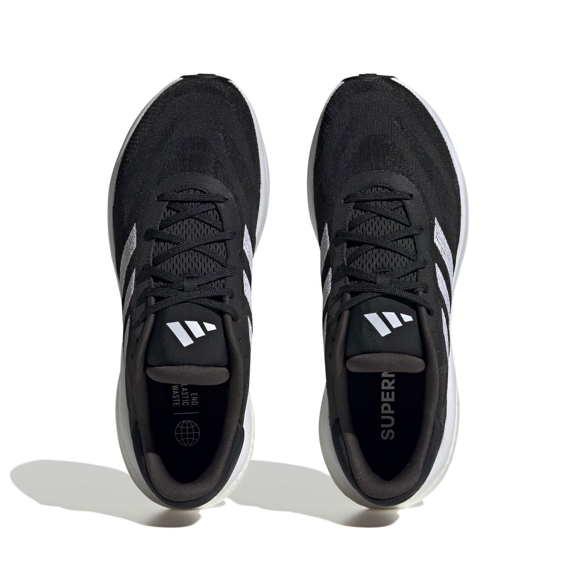 ADIDAS IE4367 SUPERNOVA 3 MN'S (Medium) Black/White/Black Textile Running Shoes - www.Shopthatapp.com