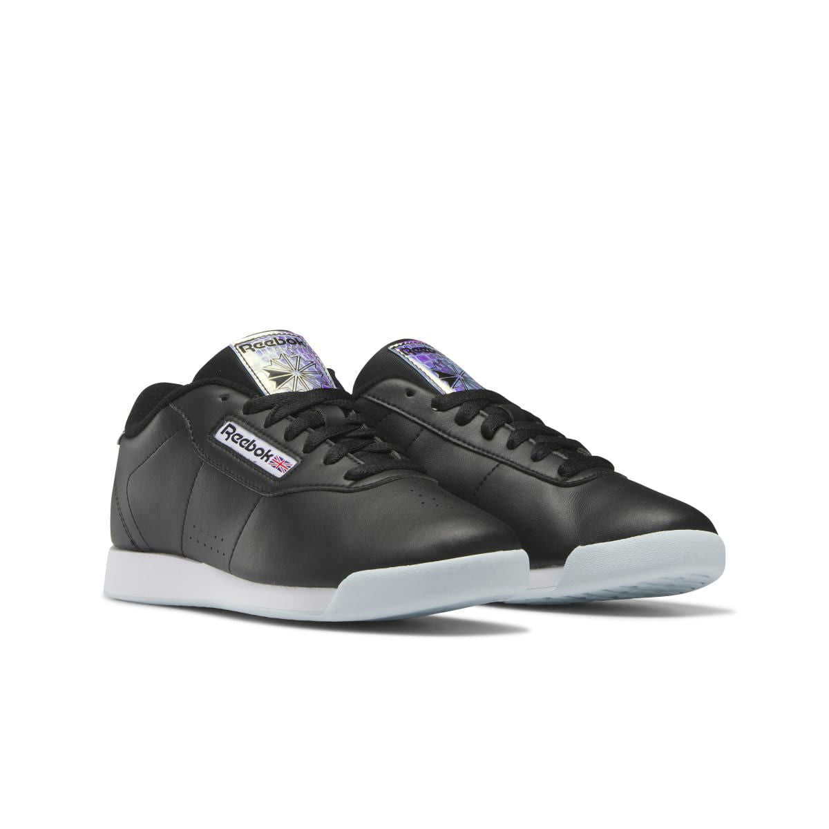 REEBOK HP9022 PRINCESS WMN'S (Medium) Black/White/Blue Synthetic Lifestyle Shoes - www.Shopthatapp.com