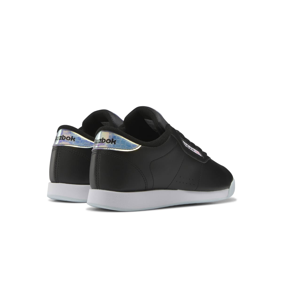 REEBOK HP9022 PRINCESS WMN'S (Medium) Black/White/Blue Synthetic Lifestyle Shoes - www.Shopthatapp.com