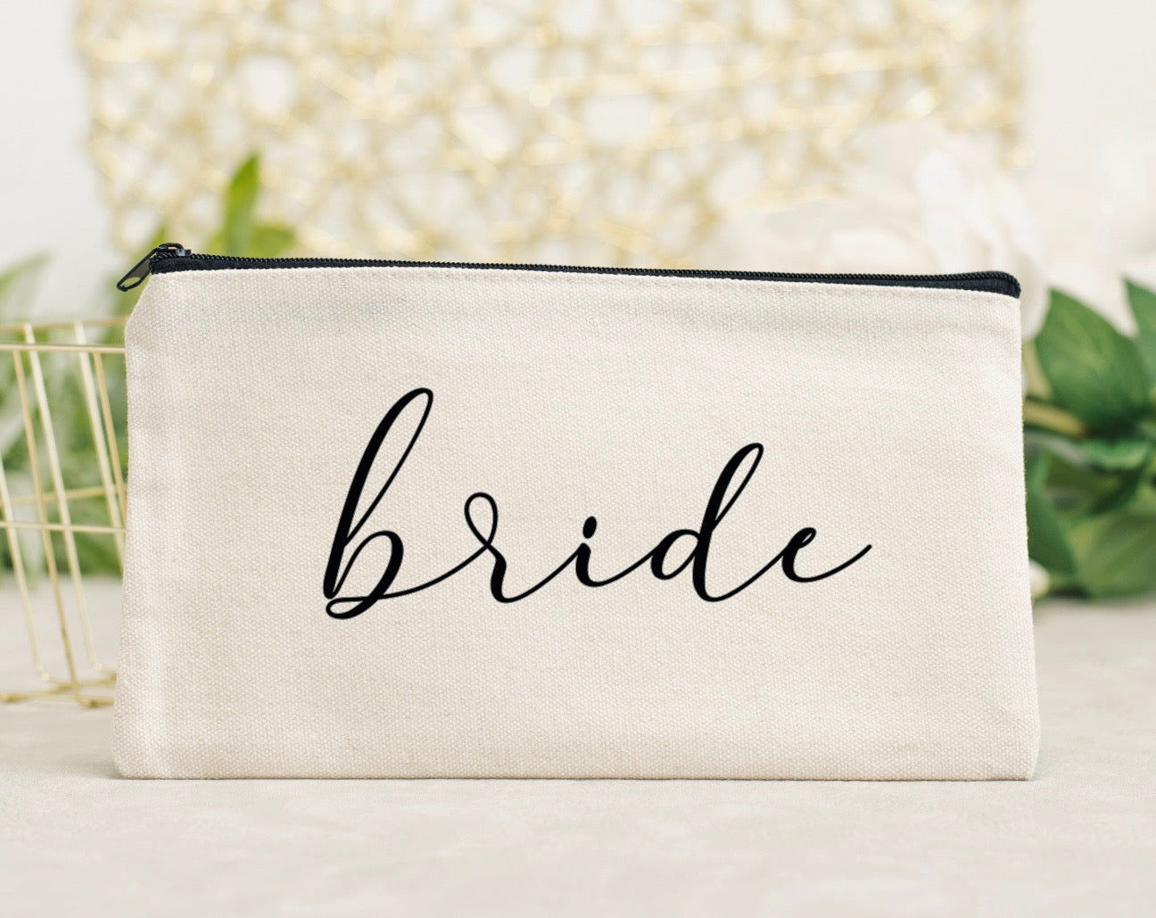 Bridal Party Make up Bags - www.Shopthatapp.com