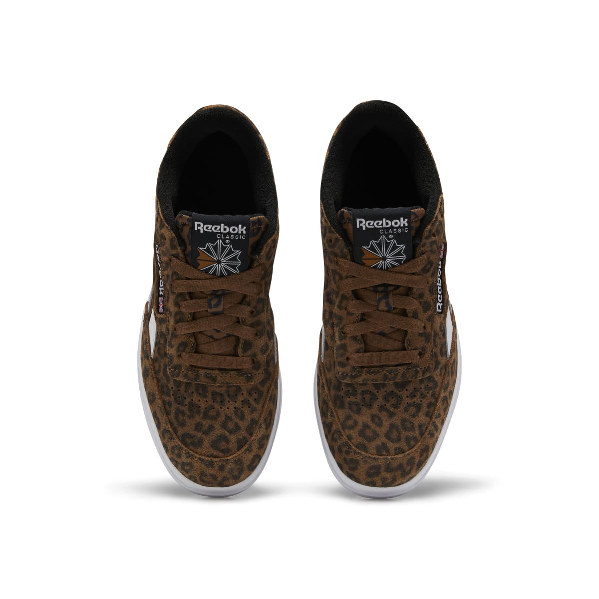 REEBOK FW7952 CLUB C DOUBLE REVENGE WMN'S (Medium) Black/Brown/Brown Suede Lifestyle Shoes - www.Shopthatapp.com