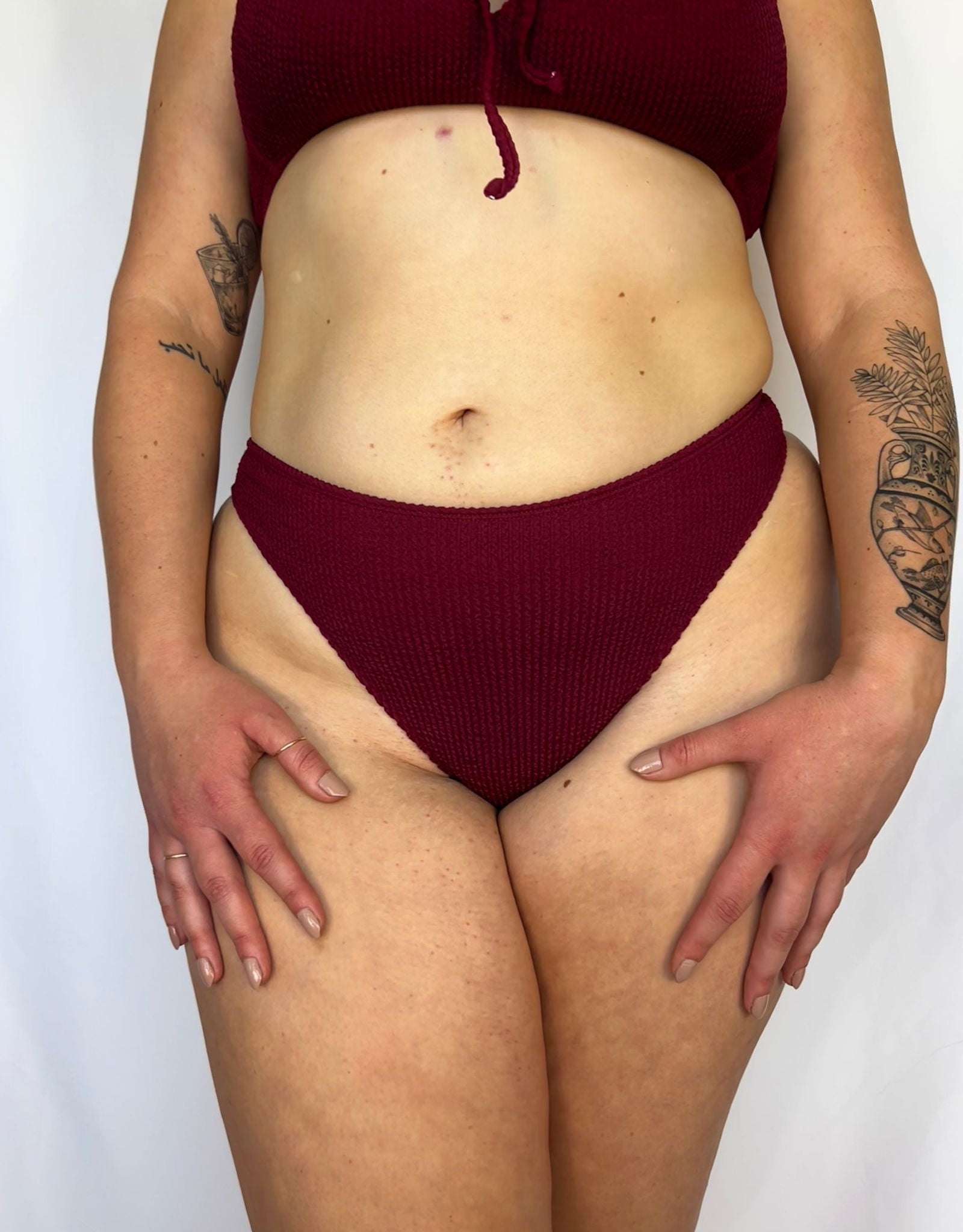 Staple High Rise Bottom / Burgundy - www.Shopthatapp.com