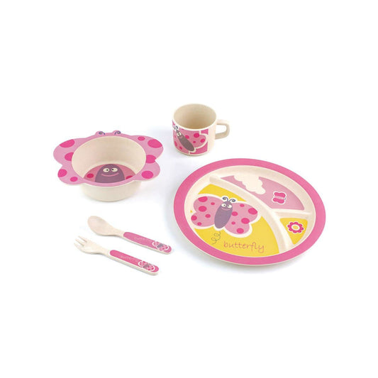 Butterfly -5pcs Kids Dinnerware Set - www.Shopthatapp.com