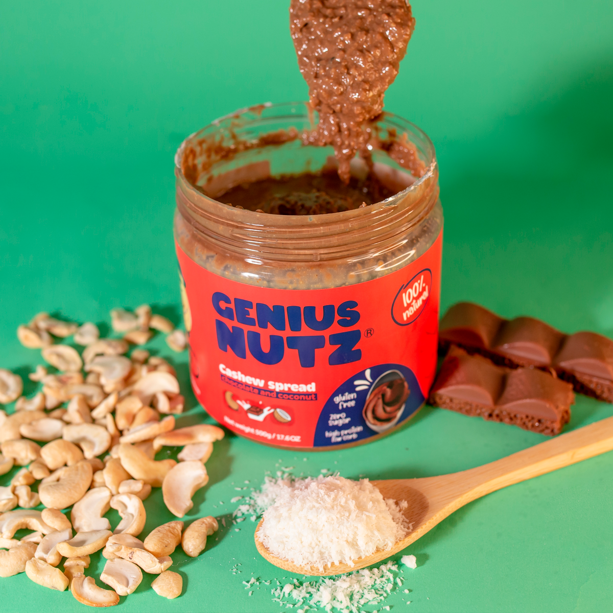 Cashew Spread Chocolate and Coconut - www.Shopthatapp.com