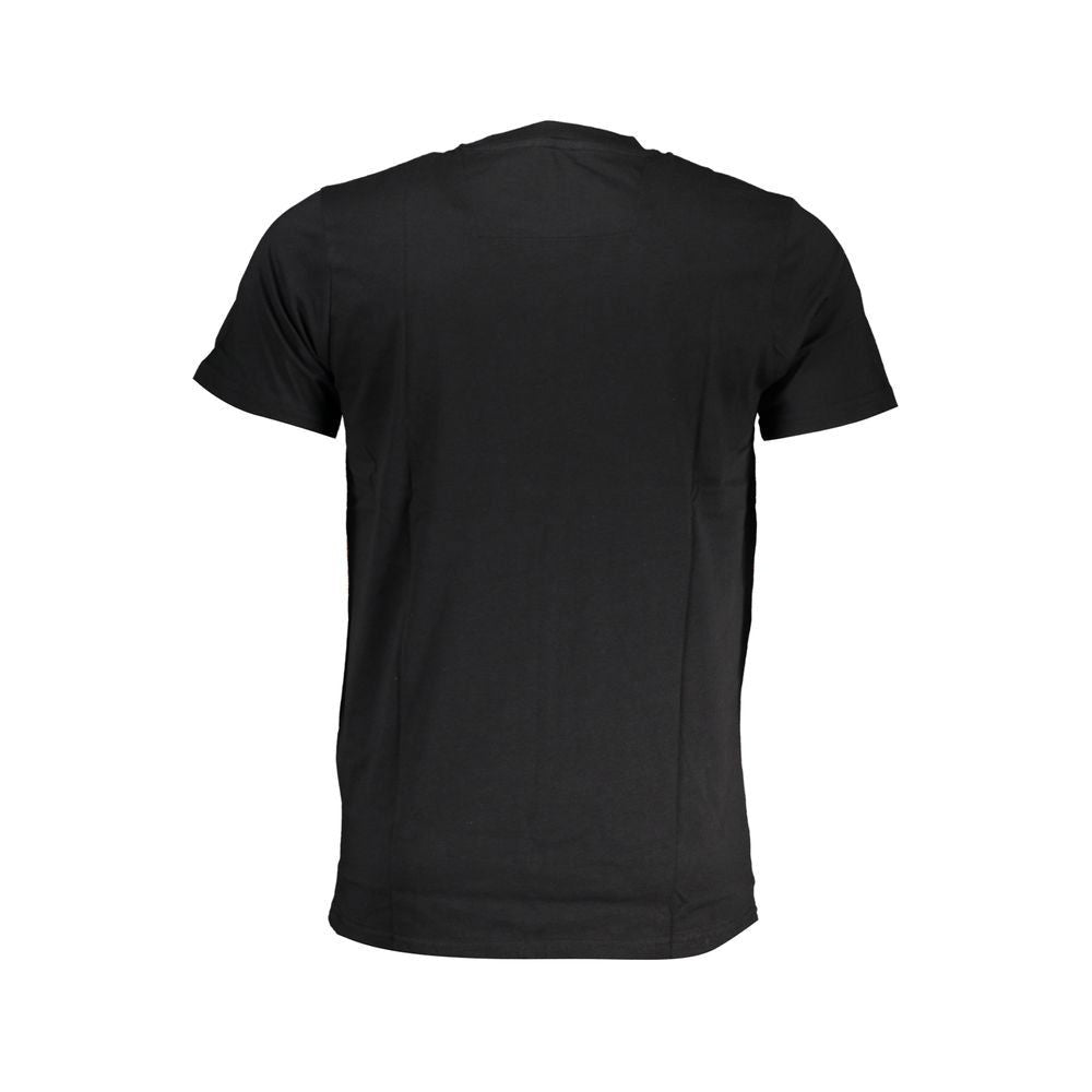 Cavalli Class Black Cotton T-Shirt - www.Shopthatapp.com