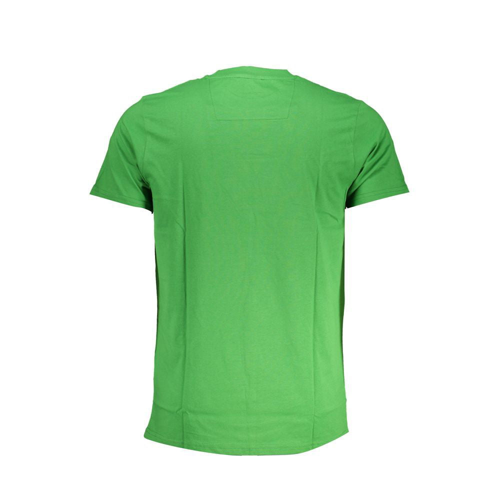 Cavalli Class Green Cotton T-Shirt - www.Shopthatapp.com