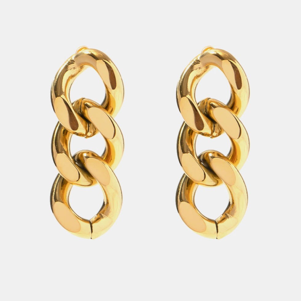 Chain Earrings - www.Shopthatapp.com