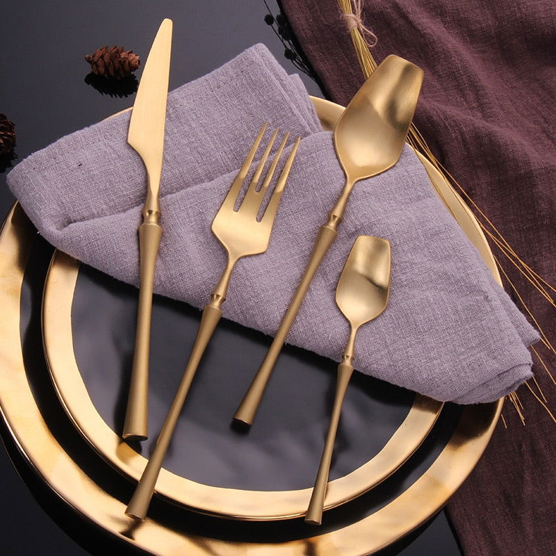 Chiseled Flatware - www.Shopthatapp.com