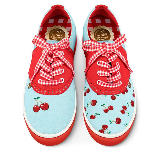 Chocolaticas® CHERRY BLUE Sneakers - www.Shopthatapp.com