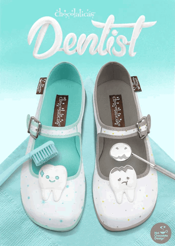 Chocolaticas® DENTIST Mary Jane Flat - www.Shopthatapp.com