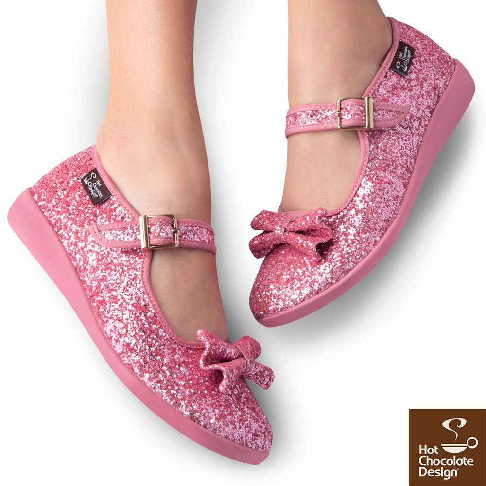 Chocolaticas® PINK Diamond Jane Flat - www.Shopthatapp.com