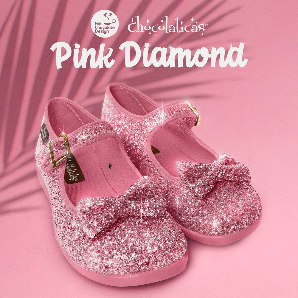 Chocolaticas® PINK Diamond Jane Flat - www.Shopthatapp.com