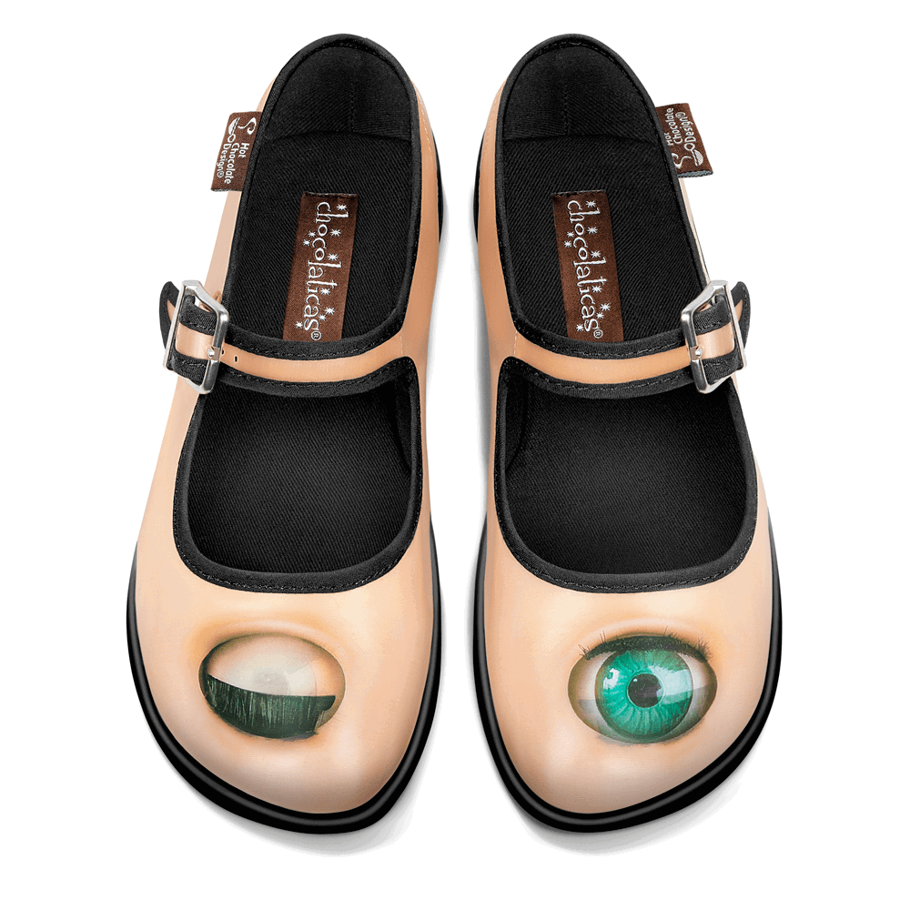 Chocolaticas® WINK Mary Jane Flat - www.Shopthatapp.com