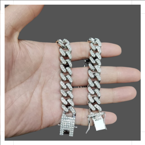 Cuban Link Bracelet - Silver - www.Shopthatapp.com