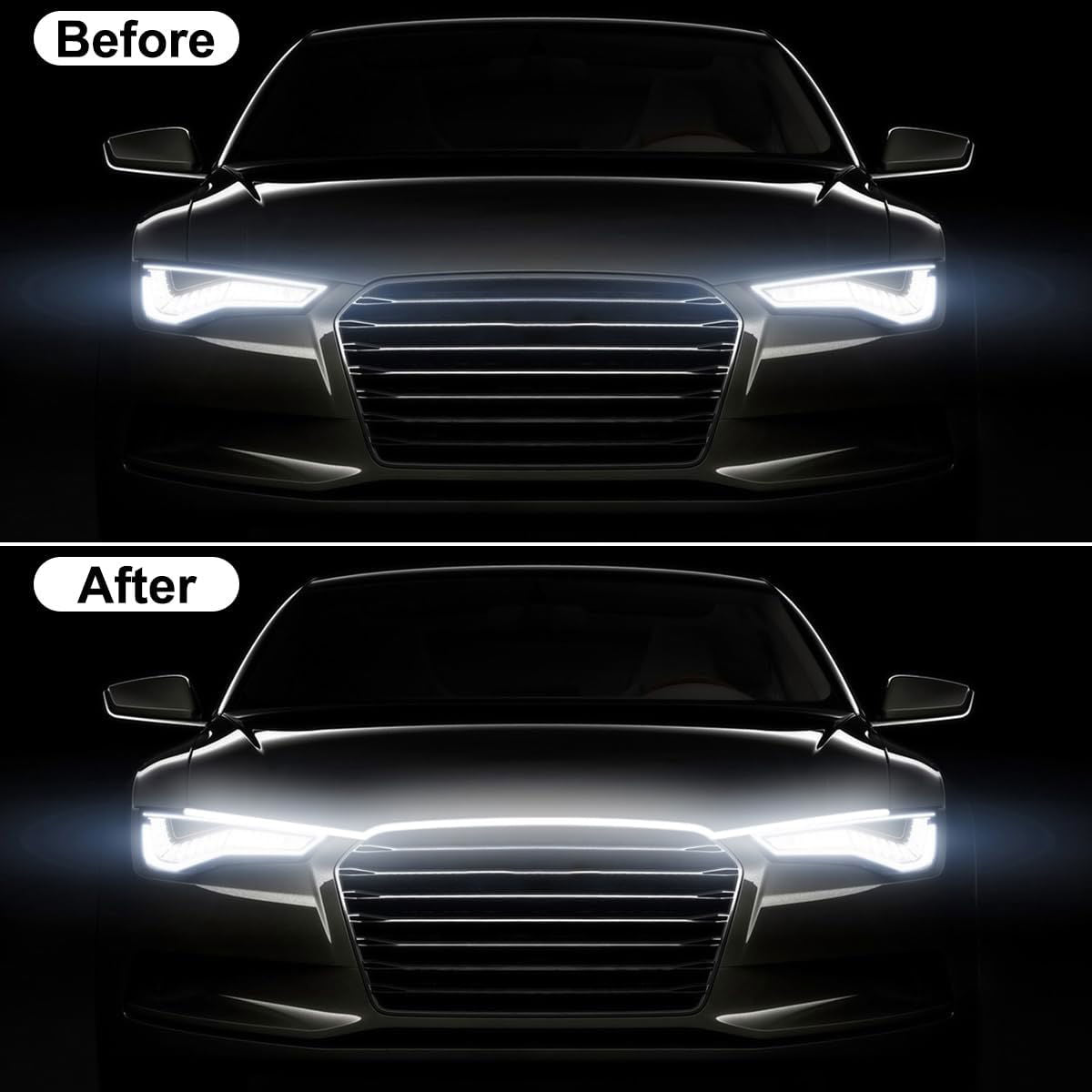 DRL Hood Light Strip - www.Shopthatapp.com