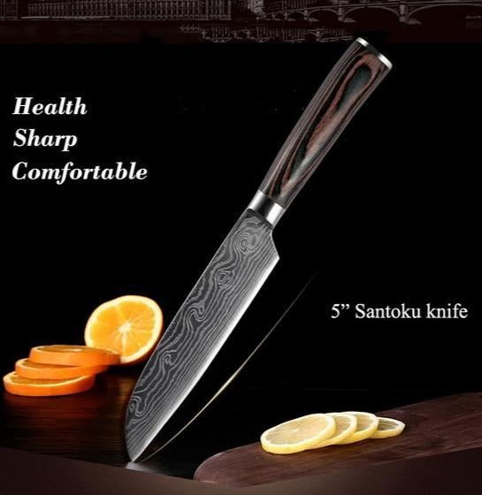 Damascus Steel Knife - www.Shopthatapp.com