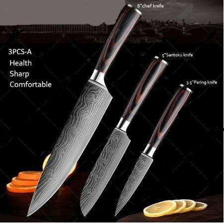 Damascus Steel Knife - www.Shopthatapp.com